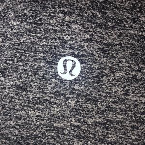 Grey cropped Lululemon Leggings